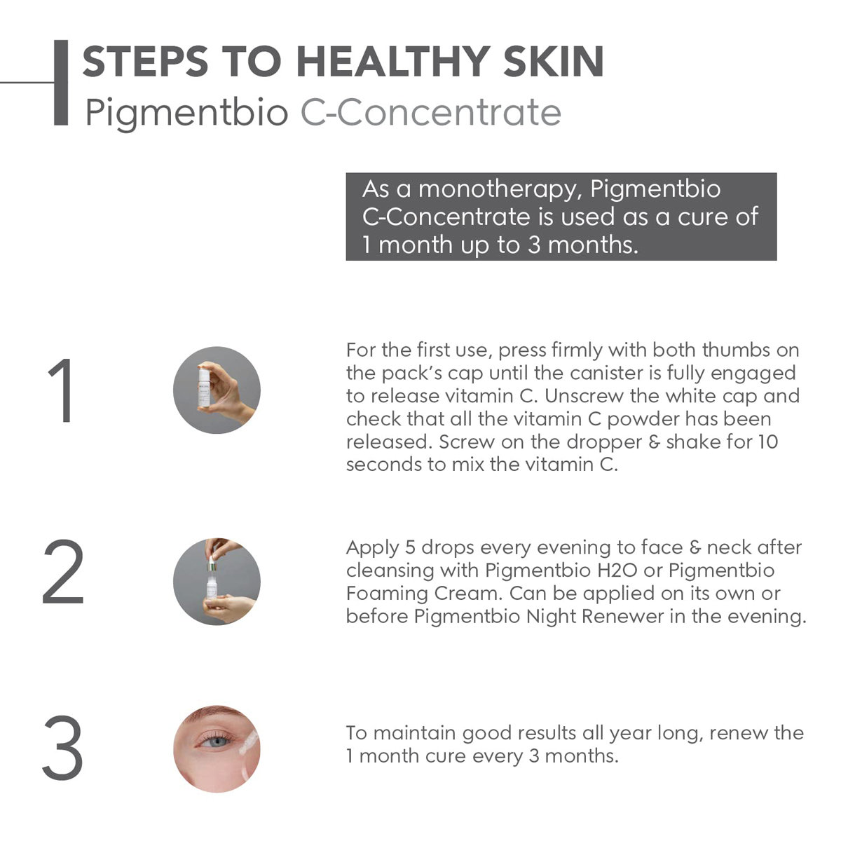 Bioderma Pigmentbio C-Concentrate 15 ml | Vitamin C, AHA, BHA | Corrects Pigmentation | Brightens Skin, Pack of 1 Bioderma Pigmentbio C-Concentrate 15 ml | Vitamin C, AHA, BHA | Corrects Pigmentation | Brightens Skin, Pack of 1