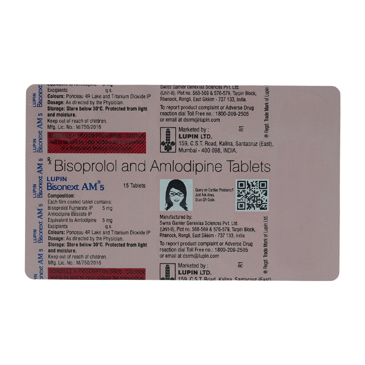 Bisonext AM 5 Tablet 15's, Pack of 15 TabletS Bisonext AM 5 Tablet 15's, Pack of 15 TabletS