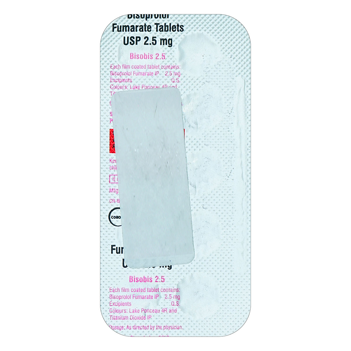 Bisobis 2.5 Tablet 10's, Pack of 10 TABLETS Bisobis 2.5 Tablet 10's, Pack of 10 TABLETS