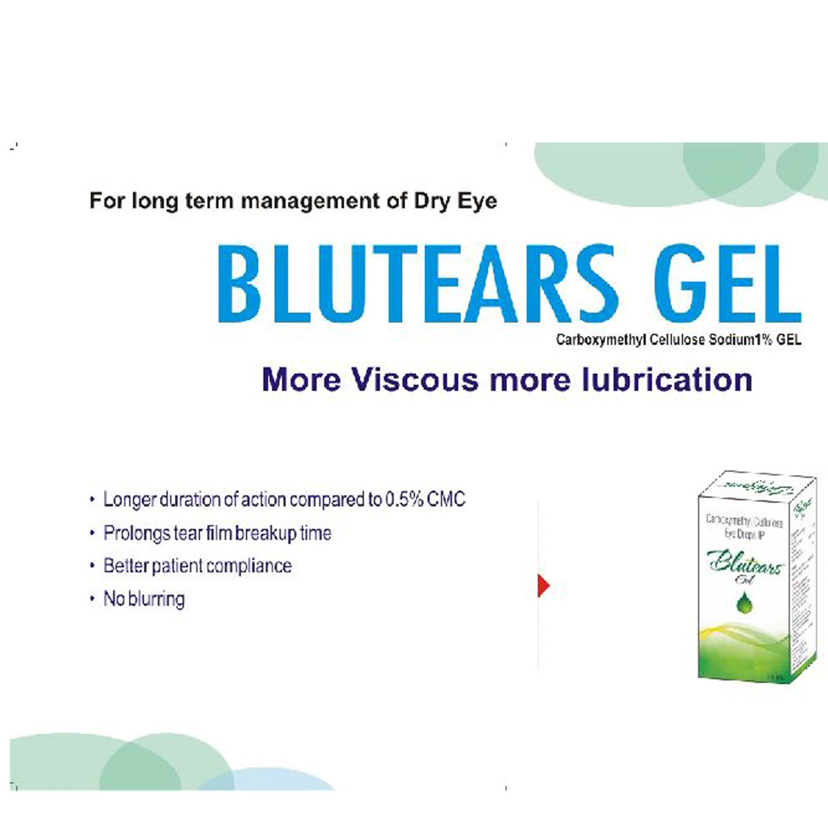 Blutears Gel Eye Drops 10 ml, Pack of 1 EYE DROPS Blutears Gel Eye Drops 10 ml, Pack of 1 EYE DROPS