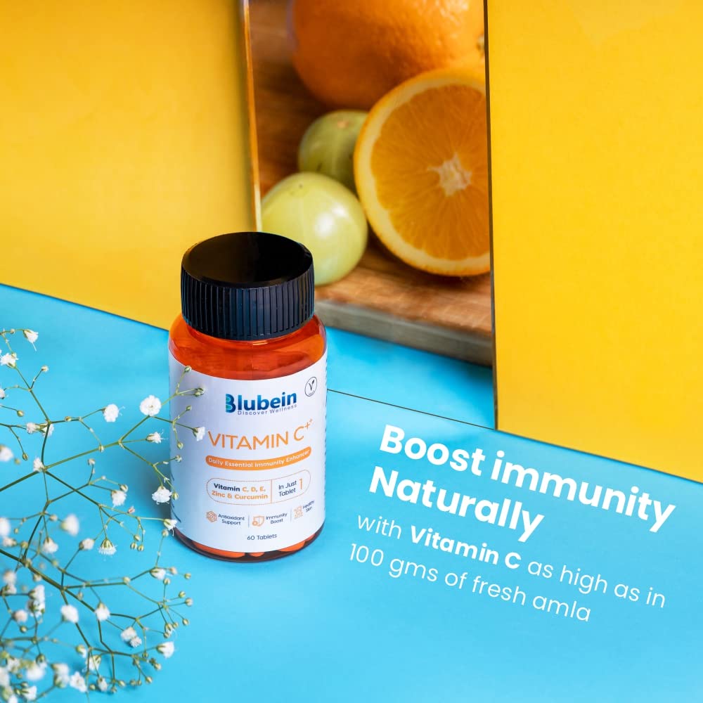 Blubein Vitamin C++ Daily Immunity Enhancer, 60 Tablets, Pack of 1 Blubein Vitamin C++ Daily Immunity Enhancer, 60 Tablets, Pack of 1