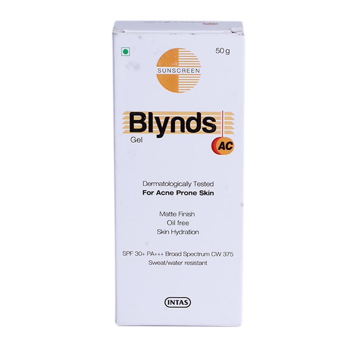 Blynds AC SPF 30+ Sunscreen Gel 50 gm, Pack of 1 Blynds AC SPF 30+ Sunscreen Gel 50 gm, Pack of 1