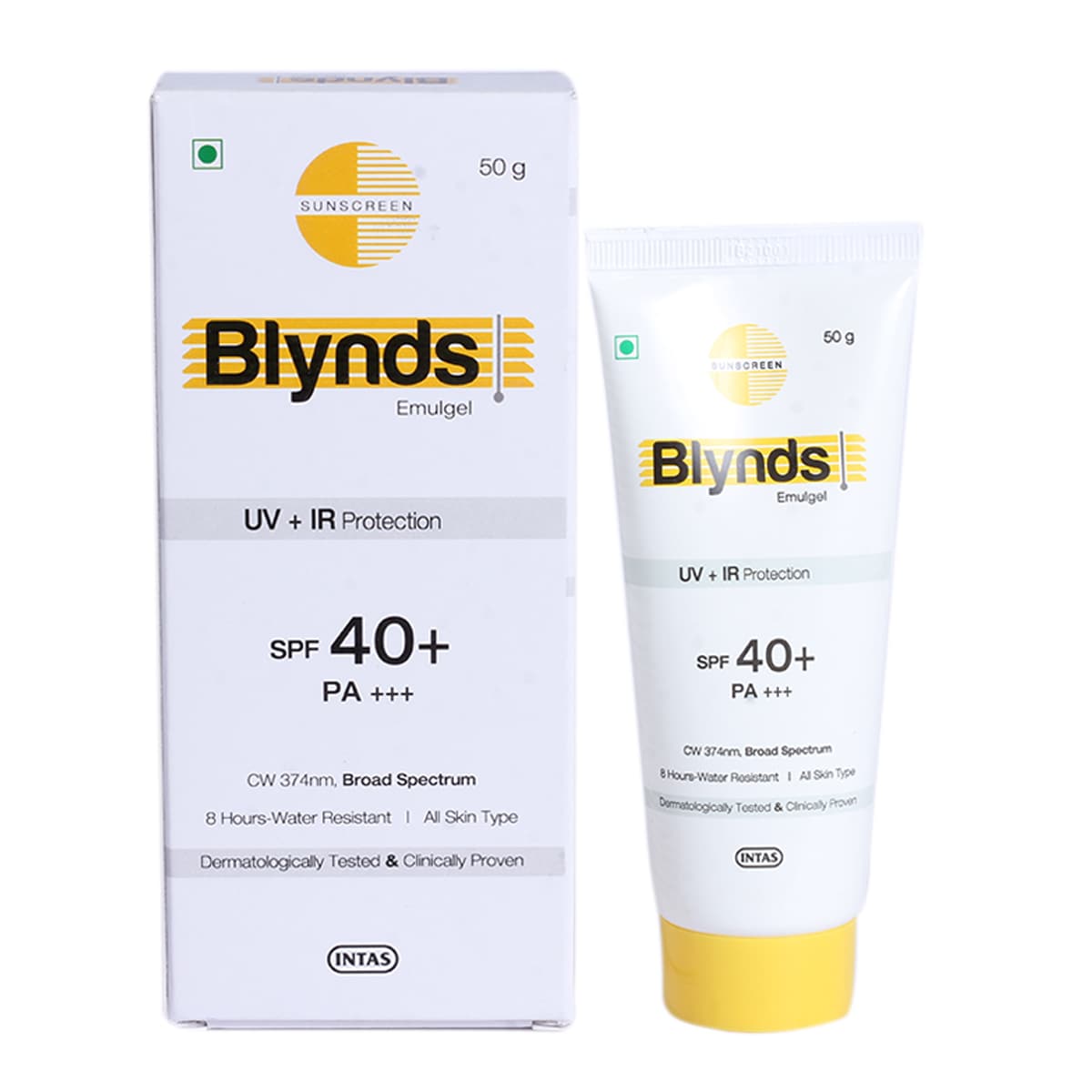 Blynds SPF 40+ Emulgel 50 gm, Pack of 1 Blynds SPF 40+ Emulgel 50 gm, Pack of 1