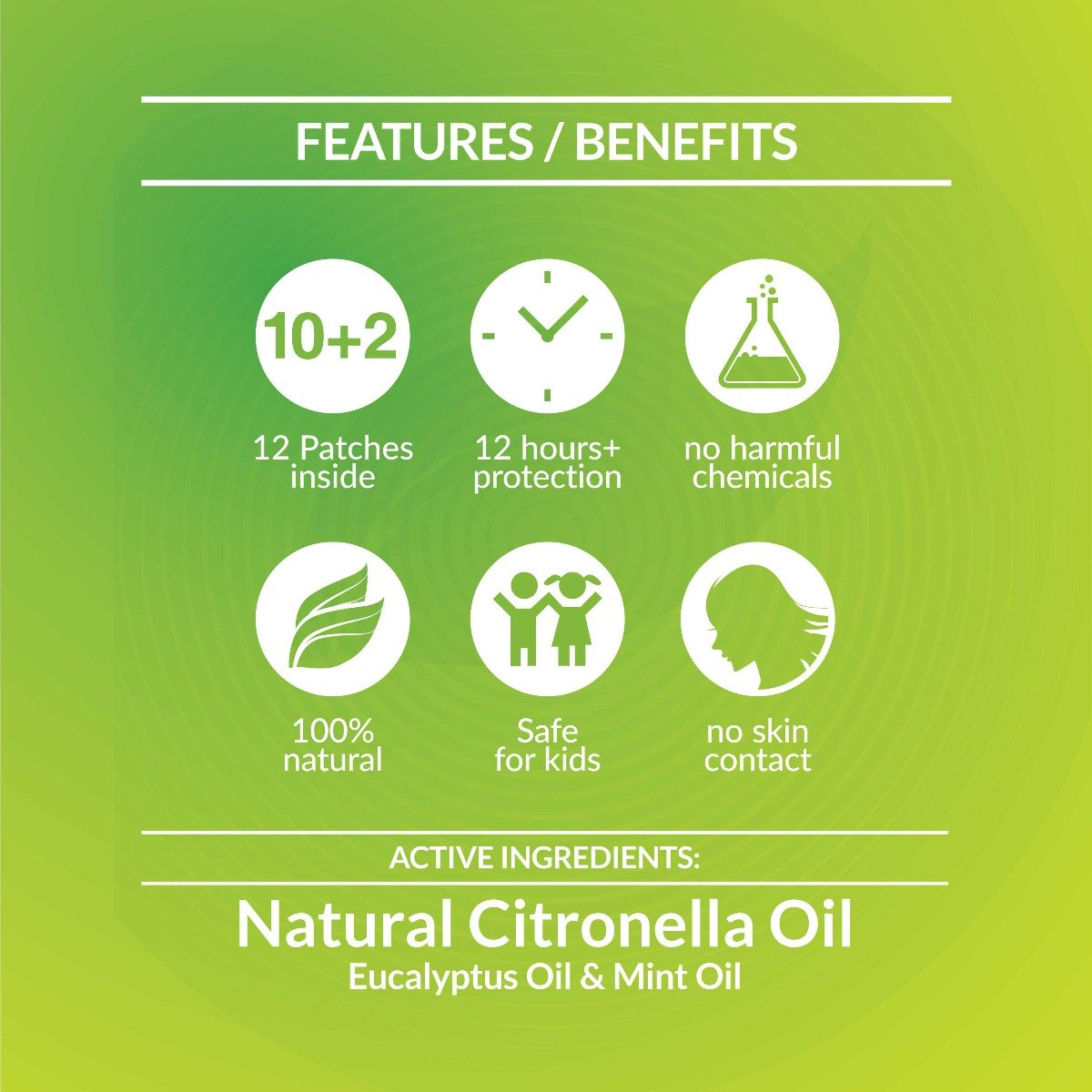 Bodyguard Premium Natural Anti-Mosquito Patches, 24 Count (20 + 4 Free), Pack of 1 Bodyguard Premium Natural Anti-Mosquito Patches, 24 Count (20 + 4 Free), Pack of 1