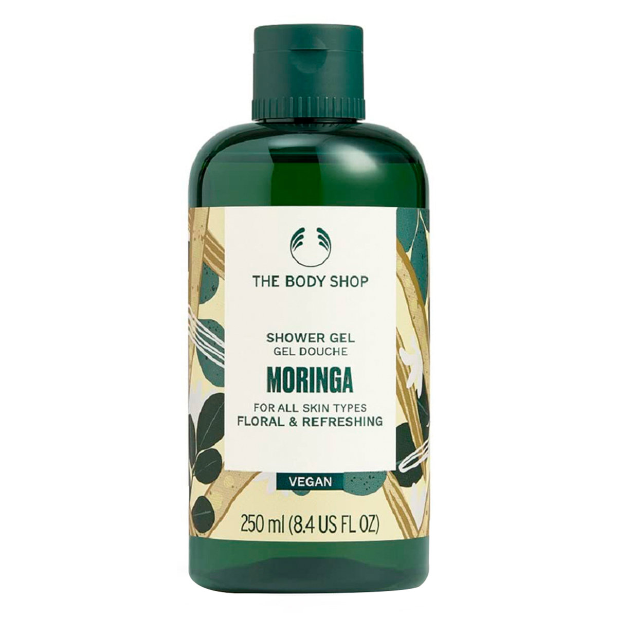 The Body Shop Moringa Shower Gel 250 ml | Floral And Refreshing | Cleanses & Refreshes Skin | For All Skin Type, Pack of 1 The Body Shop Moringa Shower Gel 250 ml | Floral And Refreshing | Cleanses & Refreshes Skin | For All Skin Type, Pack of 1