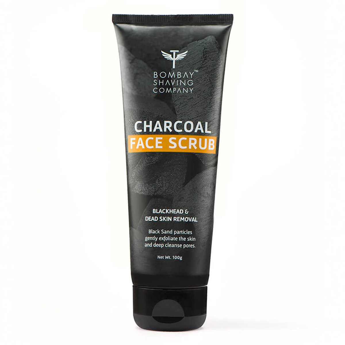 Bombay Shaving Company Charcoal Face Scrub 100 gm | With Balck Sand Particles | Eliminates Blackheads, Dead Skin Cells | Deep Pore Cleansing | For All Skin Type, Pack of 1 Bombay Shaving Company Charcoal Face Scrub 100 gm | With Balck Sand Particles | Eliminates Blackheads, Dead Skin Cells | Deep Pore Cleansing | For All Skin Type, Pack of 1