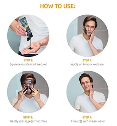 Bombay Shaving Company Charcoal Face Scrub 100 gm | With Balck Sand Particles | Eliminates Blackheads, Dead Skin Cells | Deep Pore Cleansing | For All Skin Type, Pack of 1 Bombay Shaving Company Charcoal Face Scrub 100 gm | With Balck Sand Particles | Eliminates Blackheads, Dead Skin Cells | Deep Pore Cleansing | For All Skin Type, Pack of 1