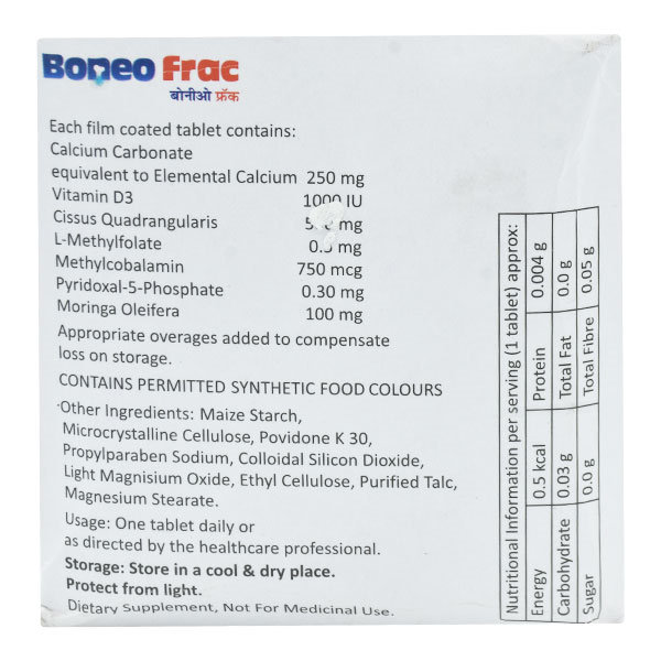 Boneo Frac Tablet 10's, Pack of 10 Boneo Frac Tablet 10's, Pack of 10