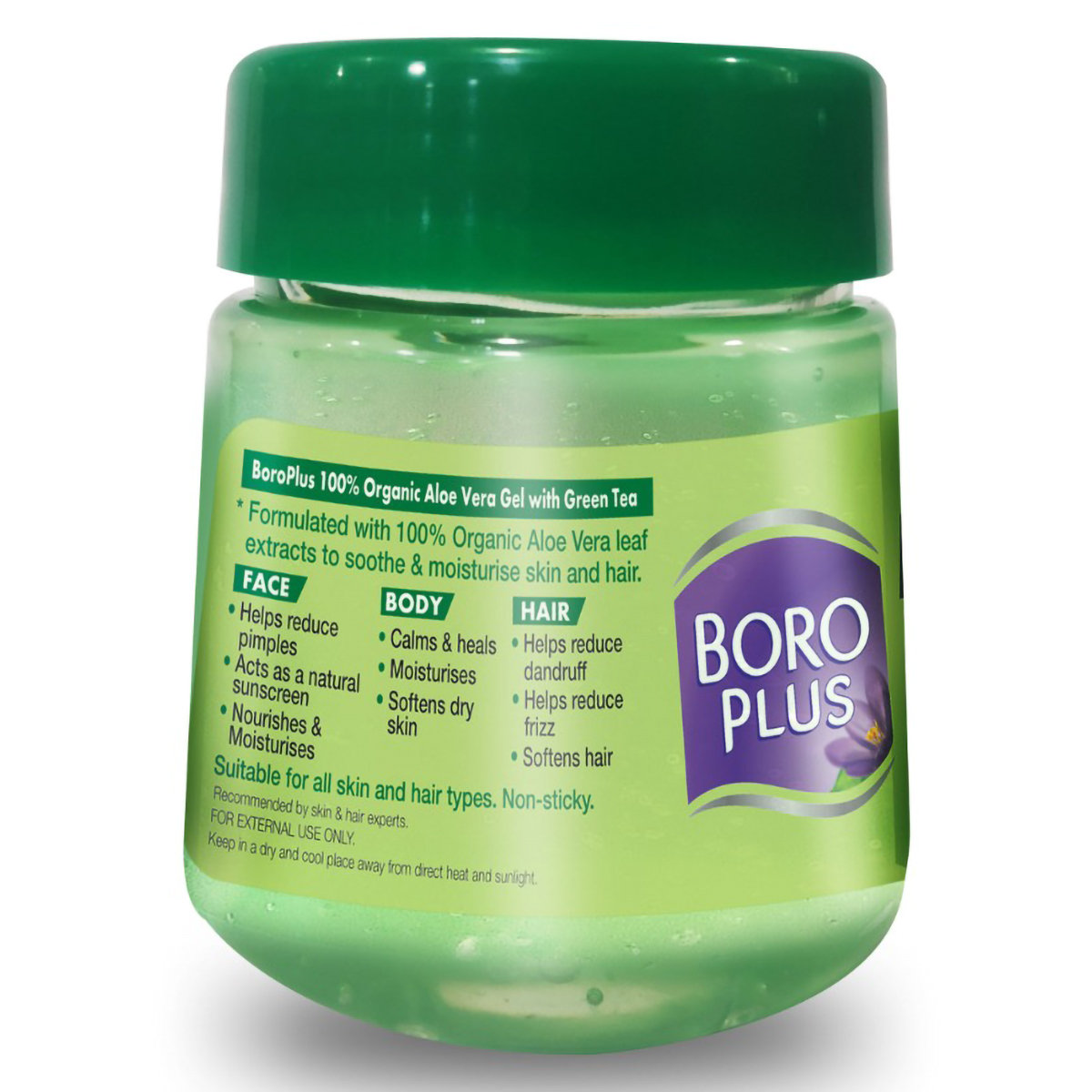 Boroplus 100% Organic Aloe Vera Gel with Green Tea, 200 ml, Pack of 1 Boroplus 100% Organic Aloe Vera Gel with Green Tea, 200 ml, Pack of 1