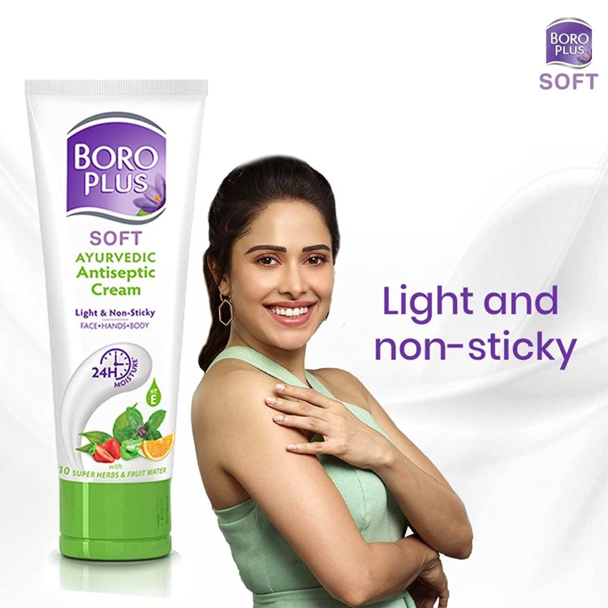 Boroplus Soft Antiseptic Cream 100 ml| Light & Non-sticky | Provides 24 hour moisturisation|Ayurvedic Cream for all seasons| Moisturises Dry Skin| 10 Natural Ingredients|Vitamin E | With Fruit Water and 10 Super Herbs, Pack of 1 Boroplus Soft Antiseptic Cream 100 ml| Light & Non-sticky | Provides 24 hour moisturisation|Ayurvedic Cream for all seasons| Moisturises Dry Skin| 10 Natural Ingredients|Vitamin E | With Fruit Water and 10 Super Herbs, Pack of 1