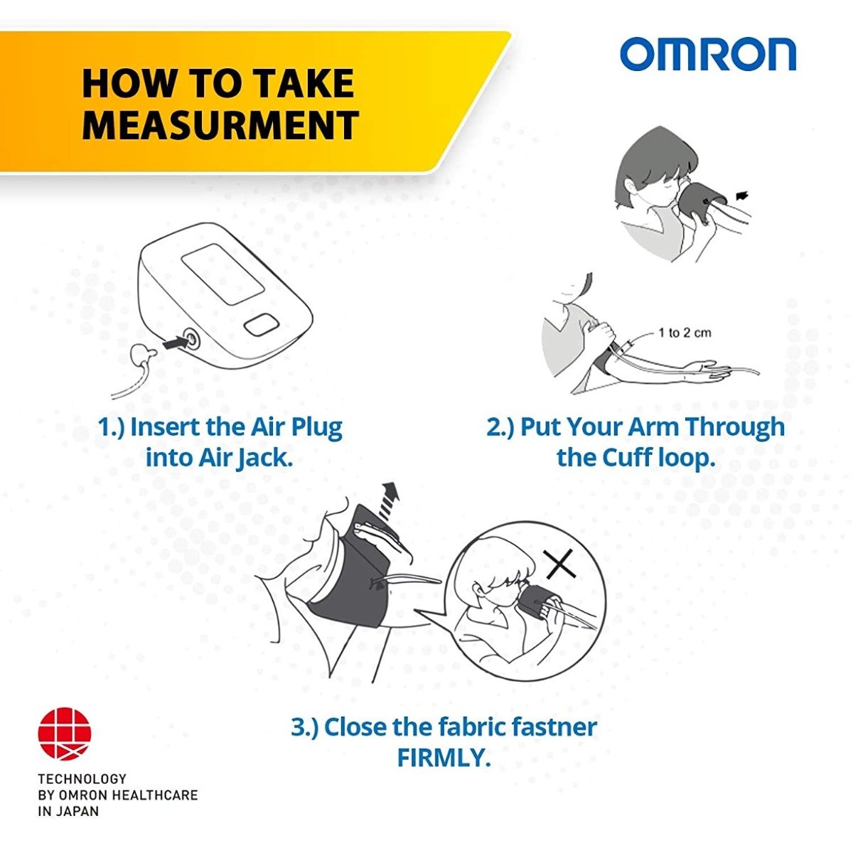 Omron Blood Pressure Monitor HEM-7121 J, 1 Count, Pack of 1 Omron Blood Pressure Monitor HEM-7121 J, 1 Count, Pack of 1