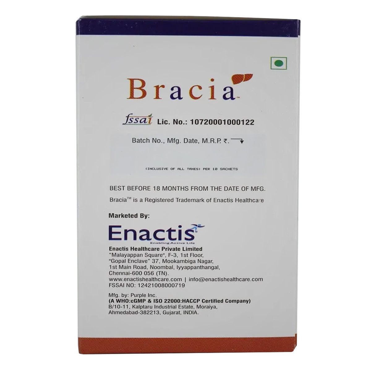 Bracia Granules 10 gm, Pack of 1 Bracia Granules 10 gm, Pack of 1