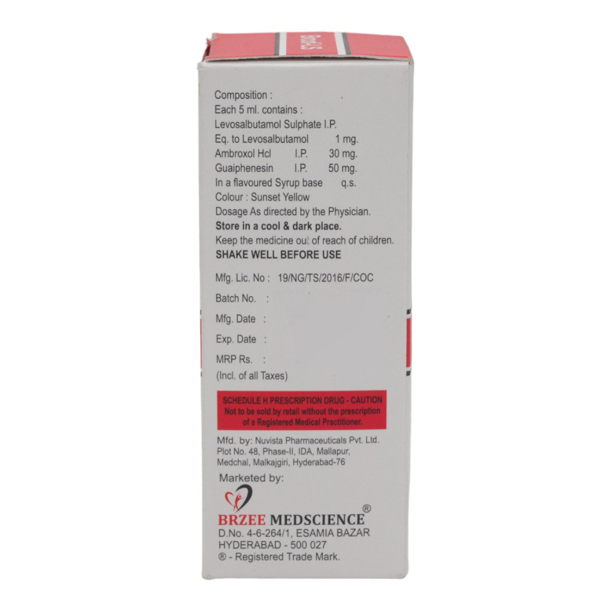 Brcof-LS Syrup 100 ml, Pack of 1 SYRUP Brcof-LS Syrup 100 ml, Pack of 1 SYRUP