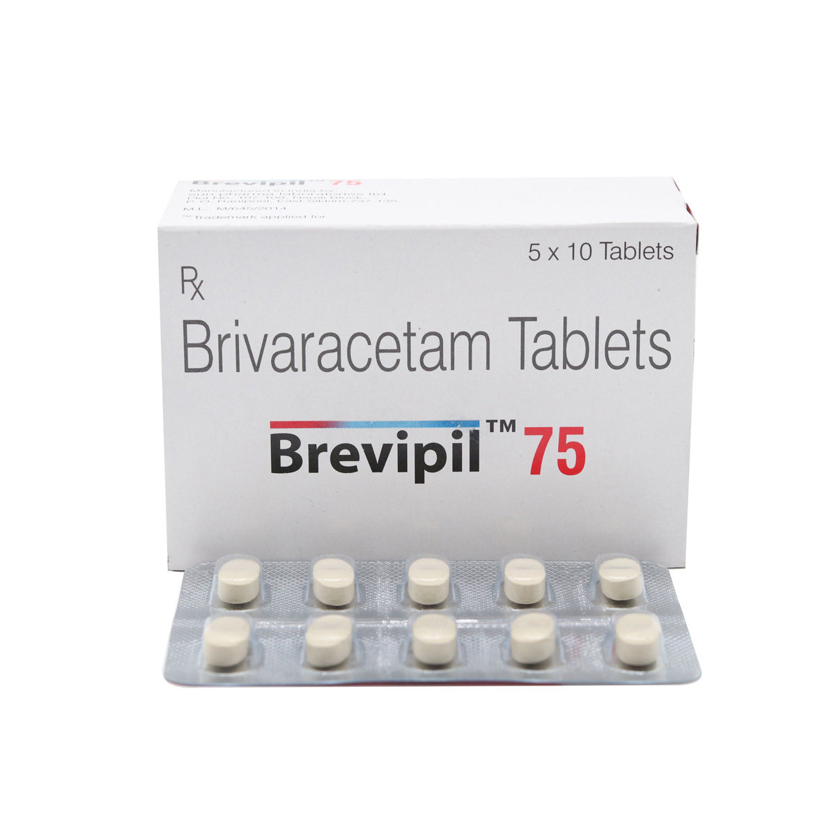 Brevipil 75 mg Tablet 10's, Pack of 10 TabletS Brevipil 75 mg Tablet 10's, Pack of 10 TabletS