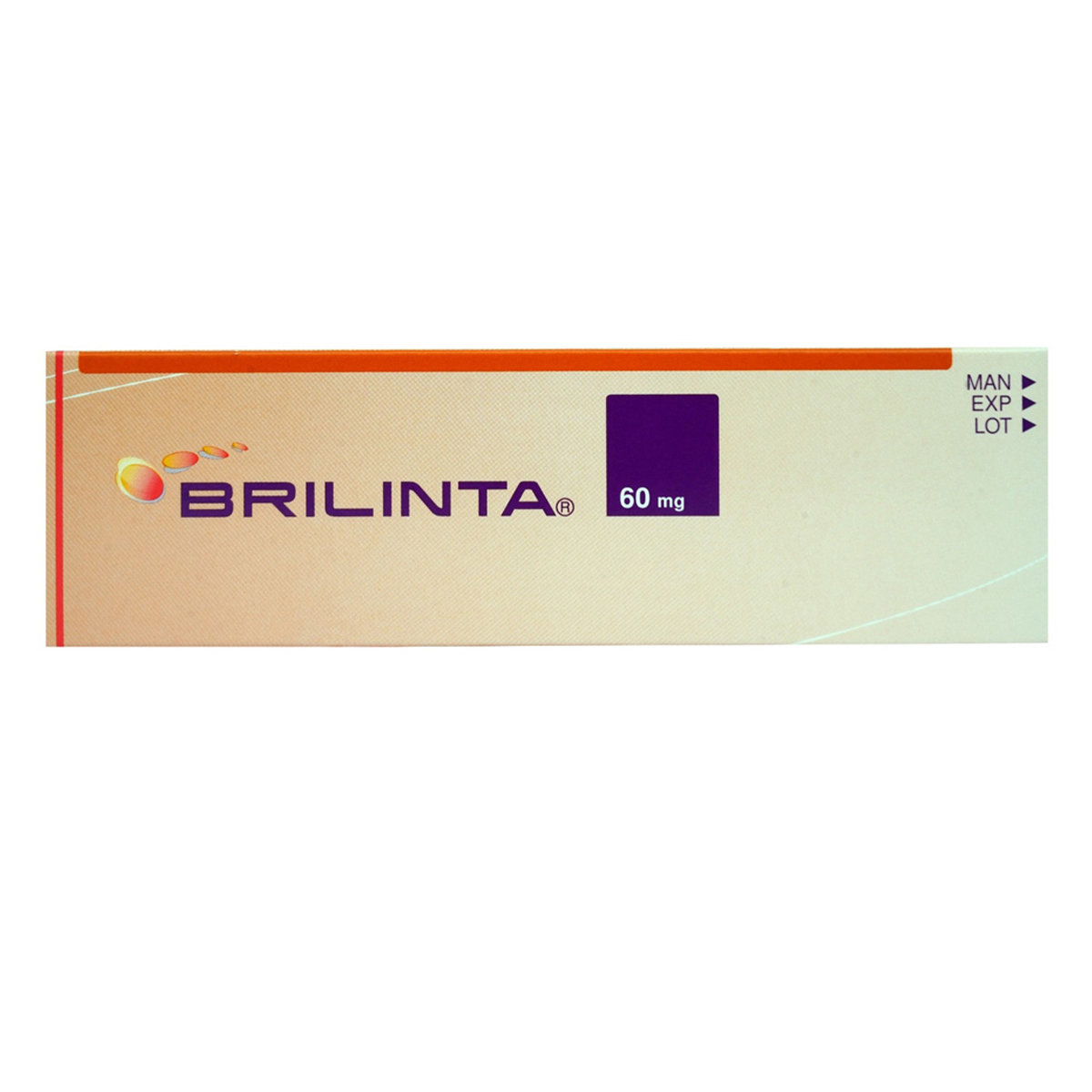 Brilinta 60 mg Tablet 14's, Pack of 14 TABLETS Brilinta 60 mg Tablet 14's, Pack of 14 TABLETS