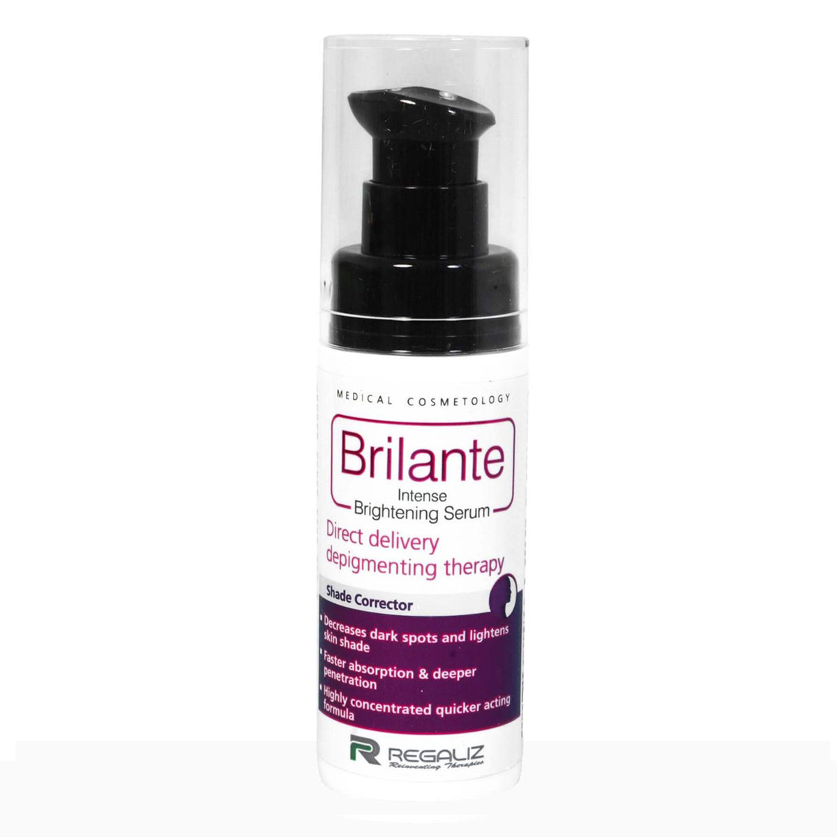 Brilante Intense Brightening Serum 50 ml | Shade Corrector | Lightens Dark Spots & Skin Shade | For Uneven Skin Tone, Dull Complexion, Brown Spots, Hyperpigmentation, Pack of 1 Brilante Intense Brightening Serum 50 ml | Shade Corrector | Lightens Dark Spots & Skin Shade | For Uneven Skin Tone, Dull Complexion, Brown Spots, Hyperpigmentation, Pack of 1