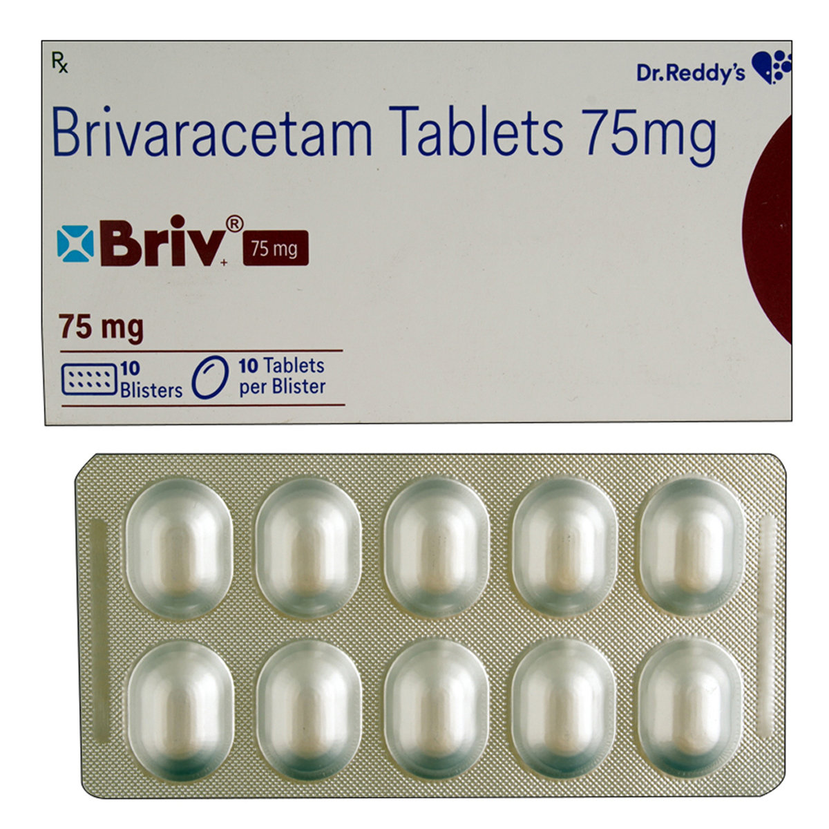 Briv Plus 75 mg Tablet 10's, Pack of 10 TabletS Briv Plus 75 mg Tablet 10's, Pack of 10 TabletS