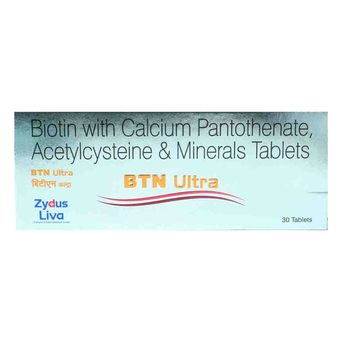 BTN Ultra Tablet 30's, Pack of 30 TABLETS BTN Ultra Tablet 30's, Pack of 30 TABLETS