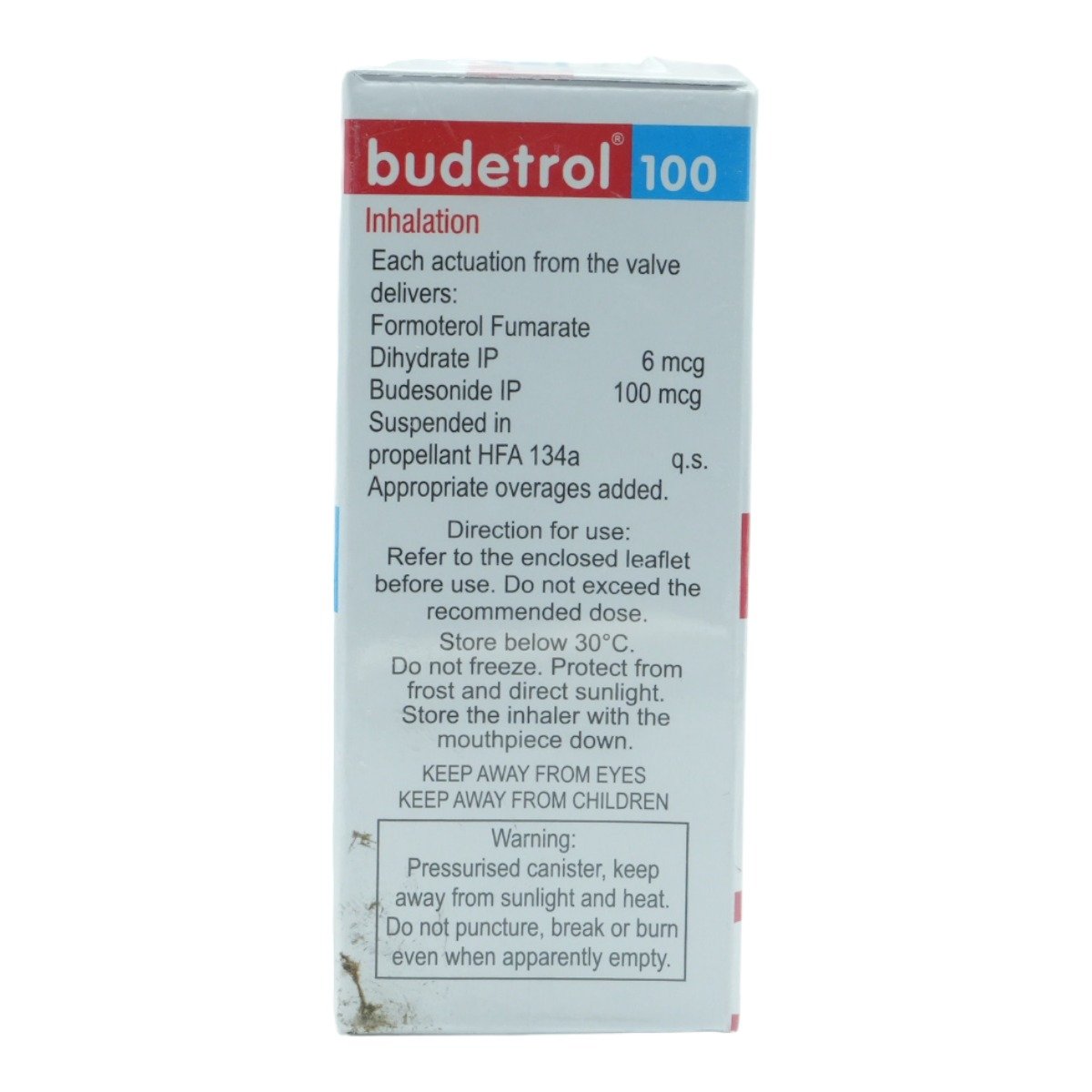 Budetrol 100 Inhaler 120 mdi, Pack of 1 INHALER Budetrol 100 Inhaler 120 mdi, Pack of 1 INHALER