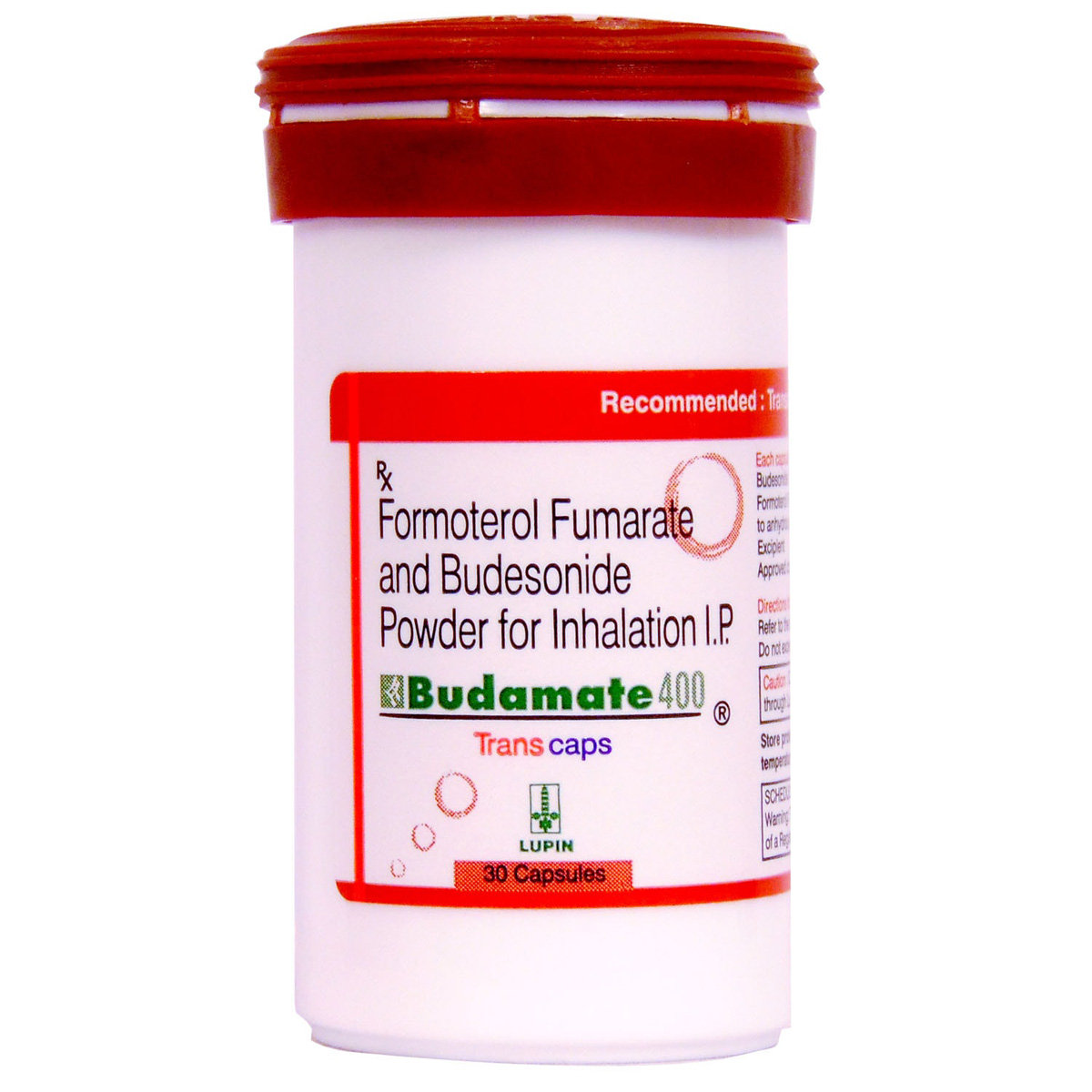 Budamate 400 Transcaps 30's, Pack of 1 TRANSCAP Budamate 400 Transcaps 30's, Pack of 1 TRANSCAP