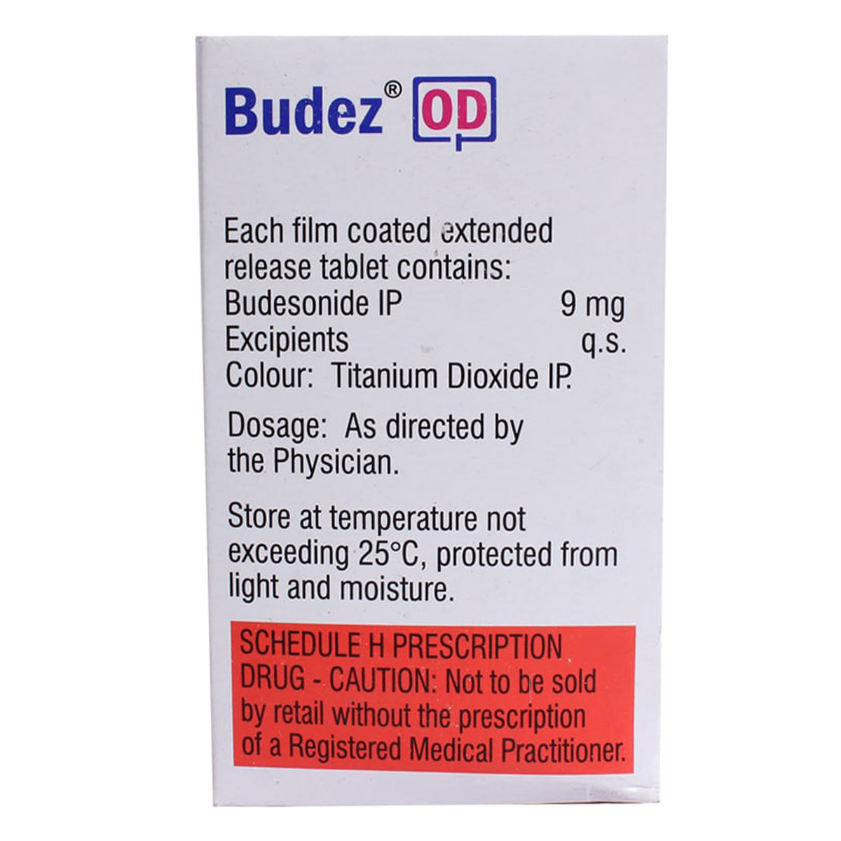 Budez OD Tablet 15's, Pack of 1 TABLET Budez OD Tablet 15's, Pack of 1 TABLET