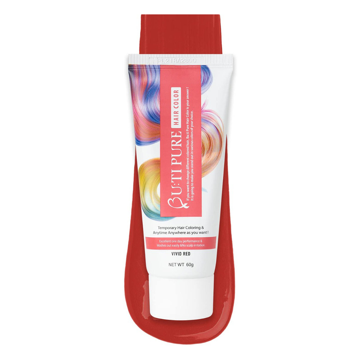 Butipure Vivid Red Hair Colour, 60 gm, Pack of 1 Butipure Vivid Red Hair Colour, 60 gm, Pack of 1