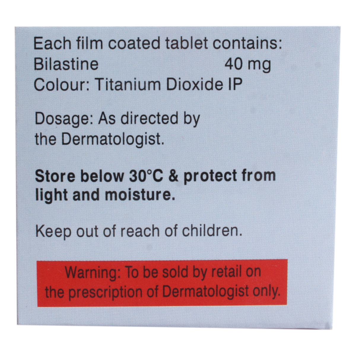 Byloza 40 Tablet 10's, Pack of 10 TABLETS Byloza 40 Tablet 10's, Pack of 10 TABLETS