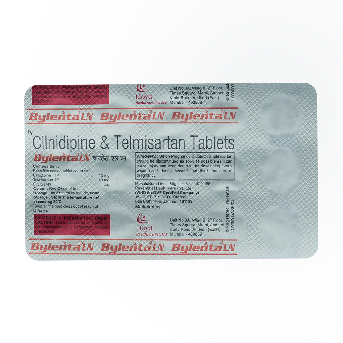 Bylenta LN 10/40 Tablet 15's, Pack of 15 TABLETS Bylenta LN 10/40 Tablet 15's, Pack of 15 TABLETS