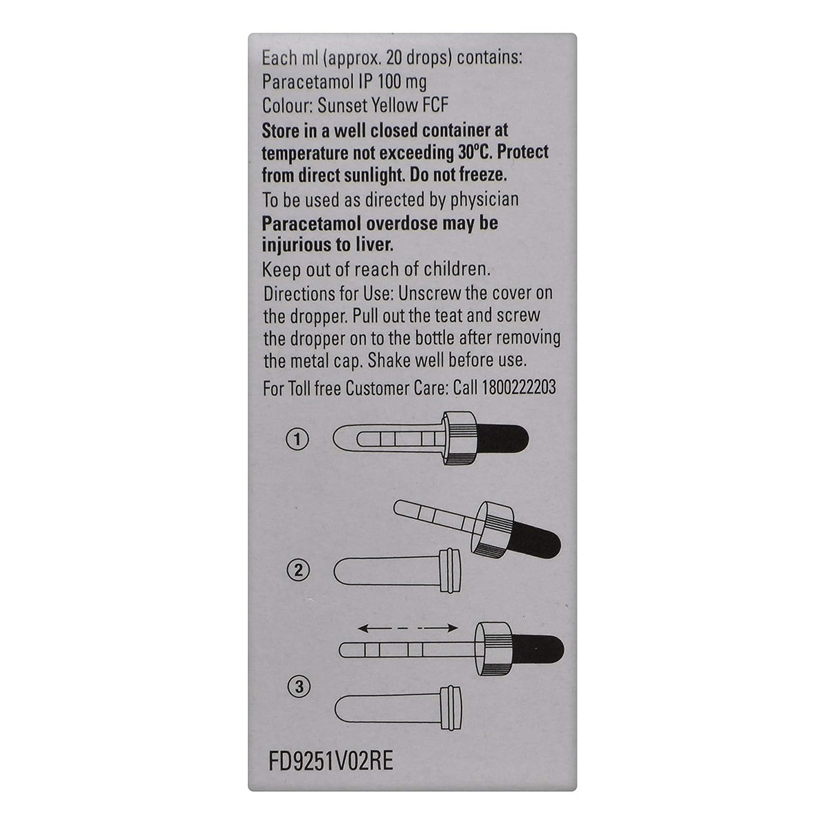 Calpol Pediatric Drops 15 ml, Pack of 1 ORAL DROPS Calpol Pediatric Drops 15 ml, Pack of 1 ORAL DROPS