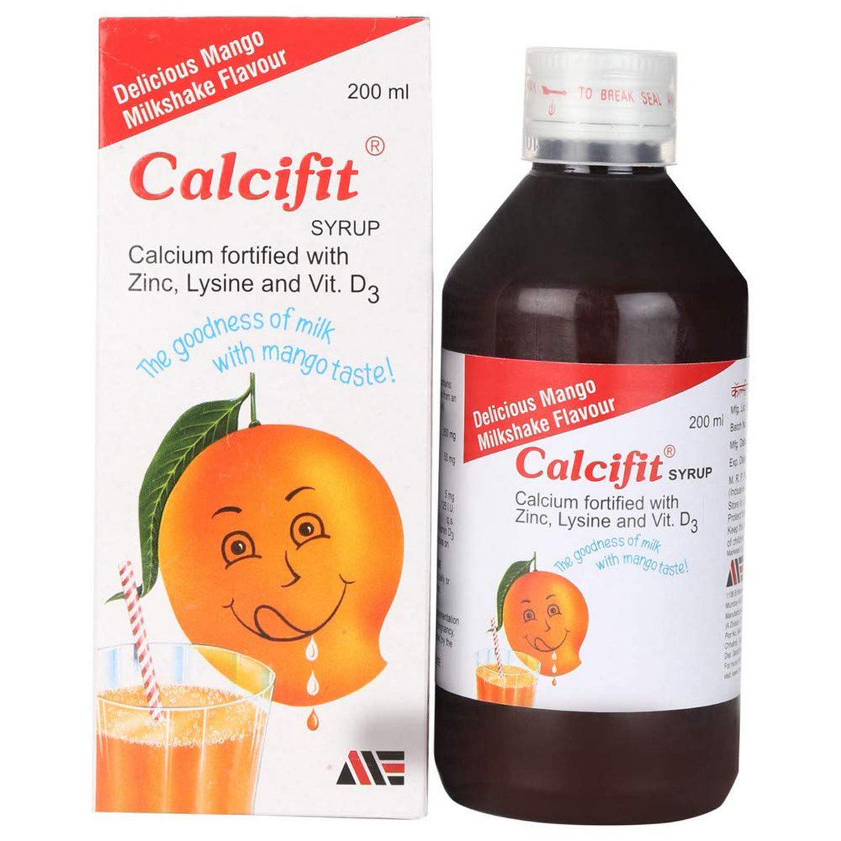 Calcifit Syrup 200 ml, Pack of 1 SYRUP Calcifit Syrup 200 ml, Pack of 1 SYRUP