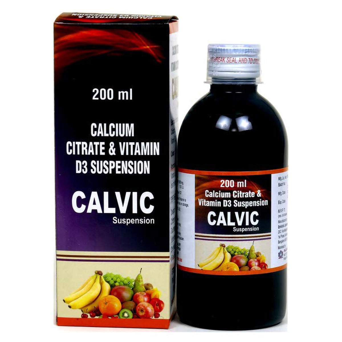 Calvic Suspension 200 ml, Pack of 1 Calvic Suspension 200 ml, Pack of 1