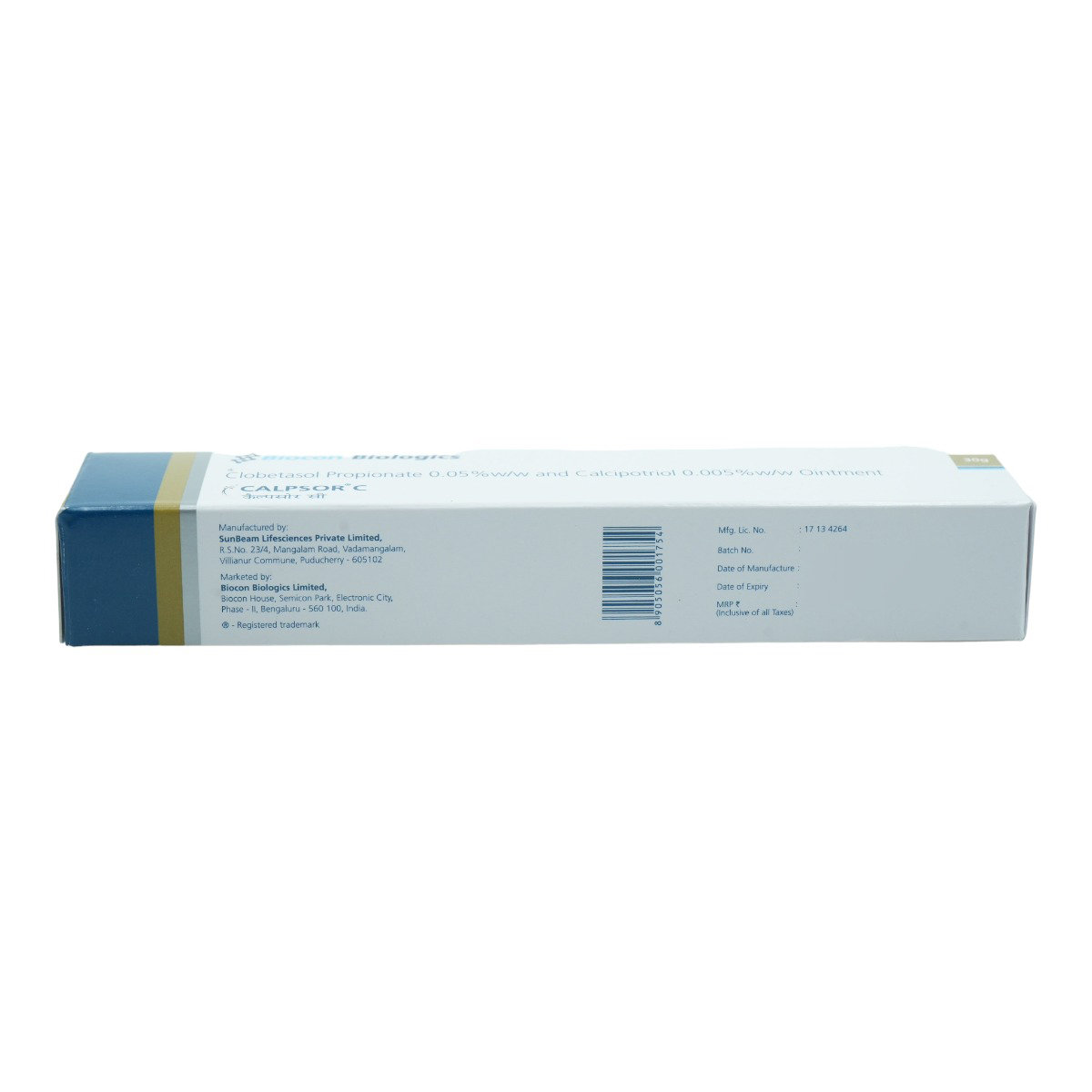 Calpsor C Ointment 30 gm, Pack of 1 Ointment Calpsor C Ointment 30 gm, Pack of 1 Ointment