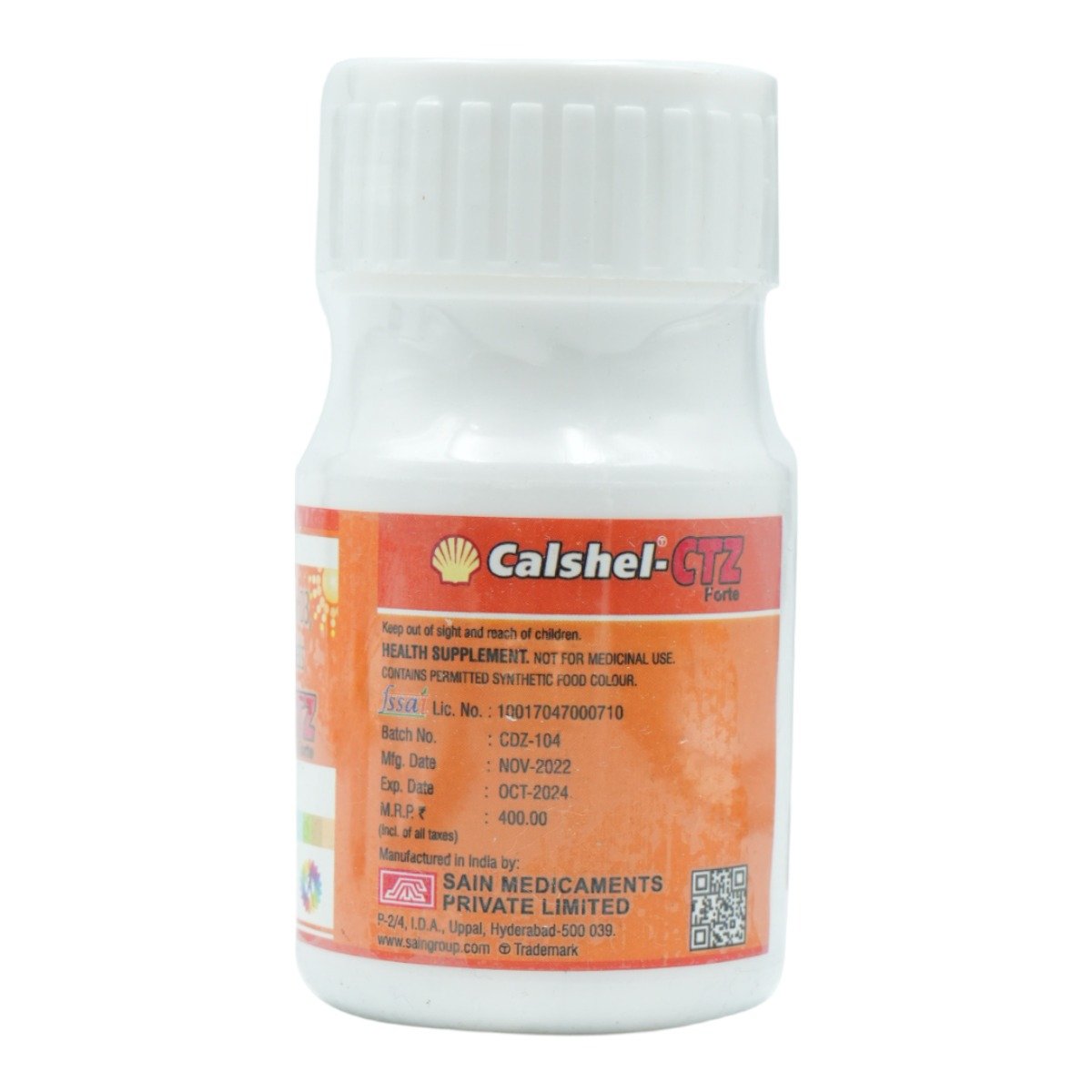 Calshel-CTZ Forte Tablet 30's, Pack of 1 Calshel-CTZ Forte Tablet 30's, Pack of 1