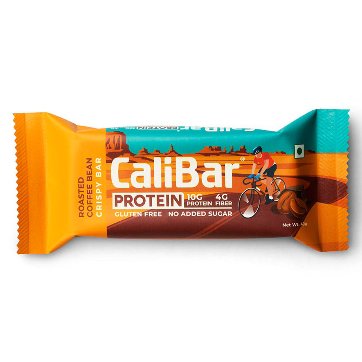Calibar Protein Roasted Coffee Bean Crispy Bar, 40 gm, Pack of 1 Calibar Protein Roasted Coffee Bean Crispy Bar, 40 gm, Pack of 1