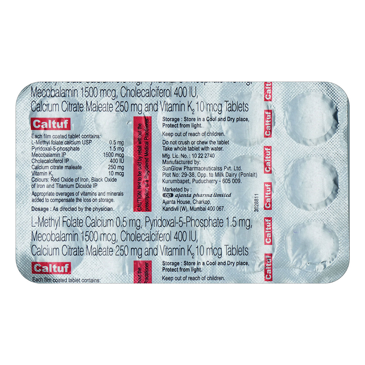 Caltuf Tablet 15's, Pack of 15 Caltuf Tablet 15's, Pack of 15