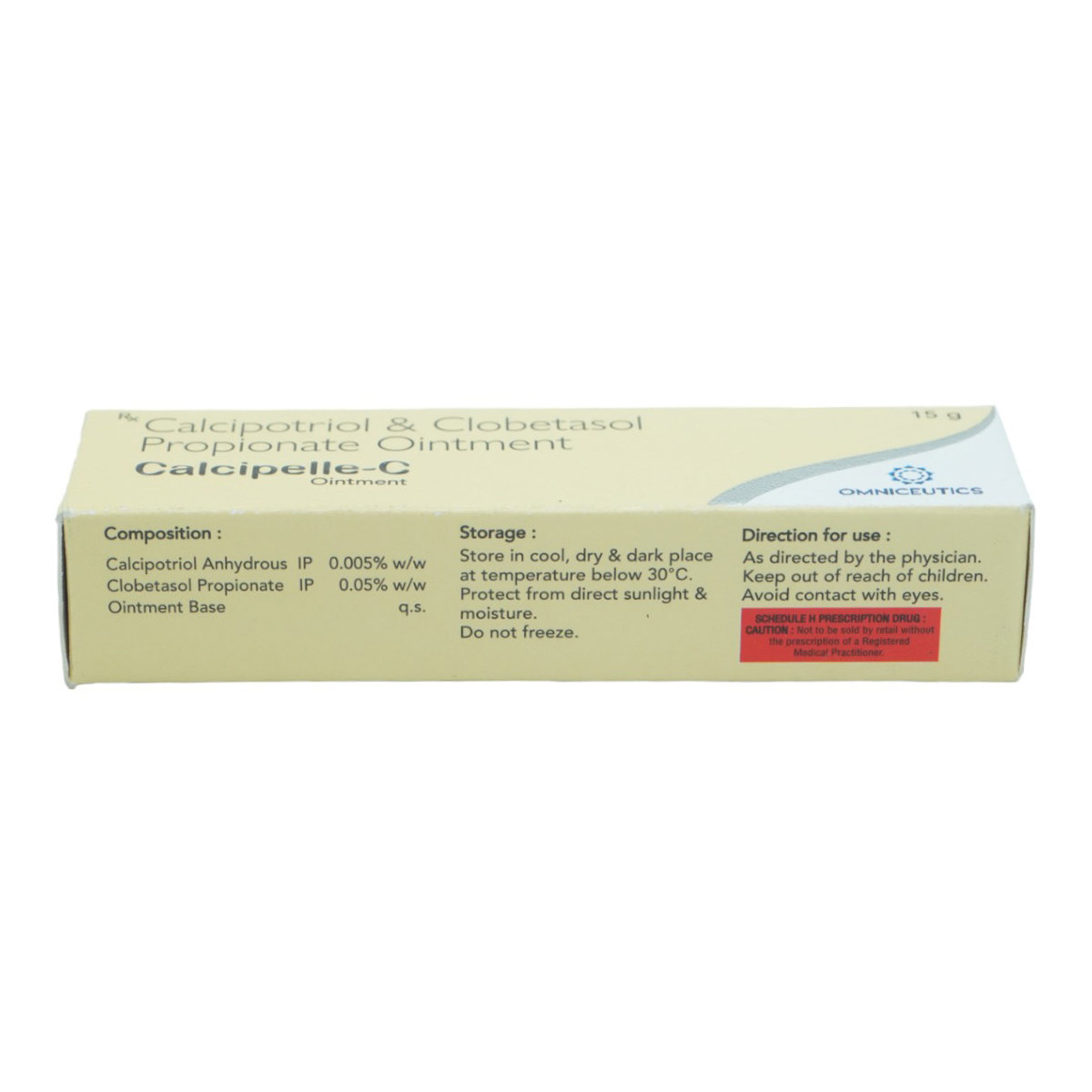 Calcipelle-C Ointment 15 gm, Pack of 1 OINTMENT Calcipelle-C Ointment 15 gm, Pack of 1 OINTMENT