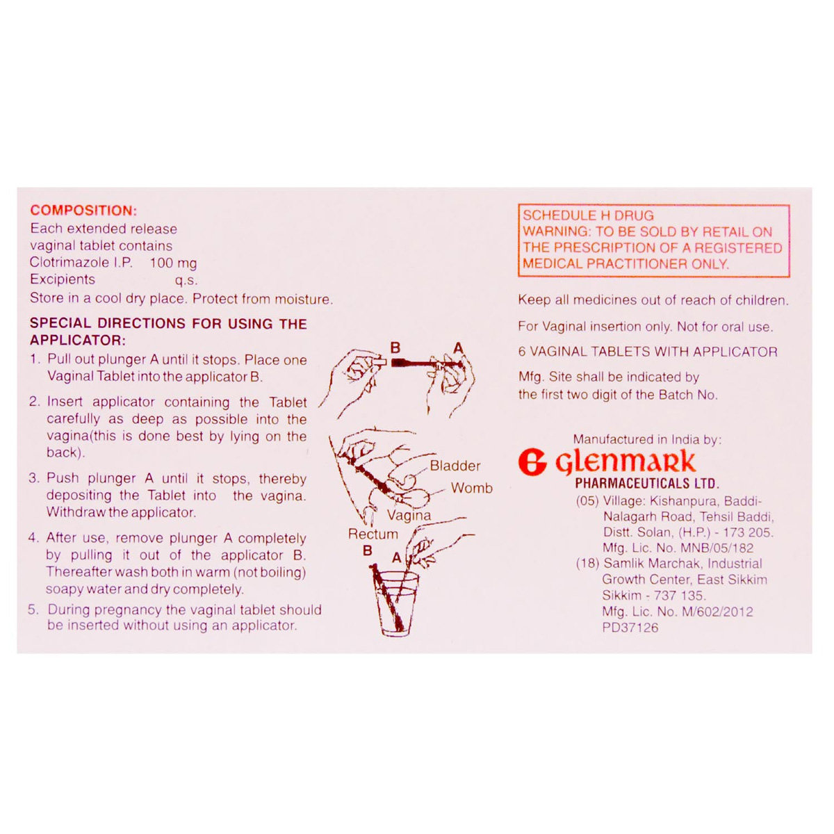 Candid-V6 Tablet 6's, Pack of 6 TABLETS Candid-V6 Tablet 6's, Pack of 6 TABLETS