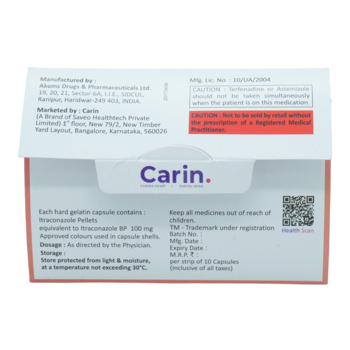 Candrin 100 Capsule 10's, Pack of 10 CAPSULES Candrin 100 Capsule 10's, Pack of 10 CAPSULES