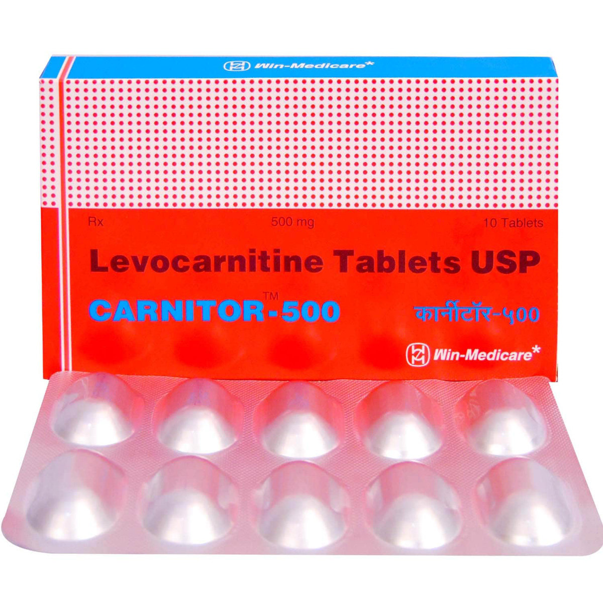 Carnitor-500 Tablet 10's, Pack of 10 TABLETS Carnitor-500 Tablet 10's, Pack of 10 TABLETS