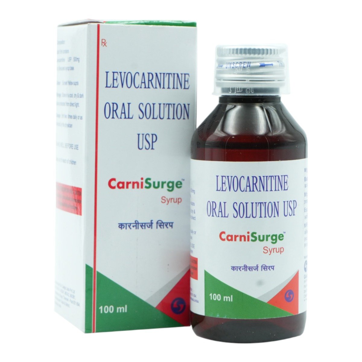Carnisurge 500 mg Syrup 100 ml, Pack of 1 Syrup Carnisurge 500 mg Syrup 100 ml, Pack of 1 Syrup