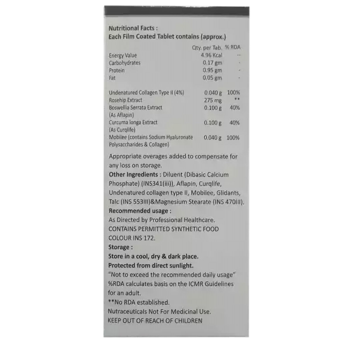 Cartioflex Forte Tablet 30's, Pack of 1 Cartioflex Forte Tablet 30's, Pack of 1