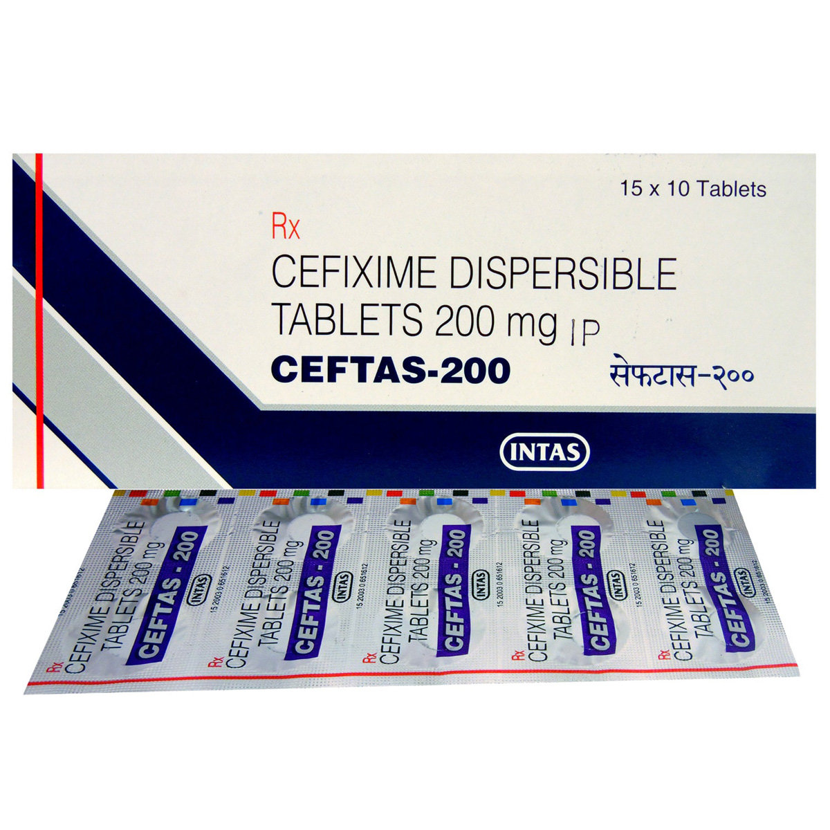 Ceftas-200 Tablet 10's, Pack of 10 TABLETS Ceftas-200 Tablet 10's, Pack of 10 TABLETS