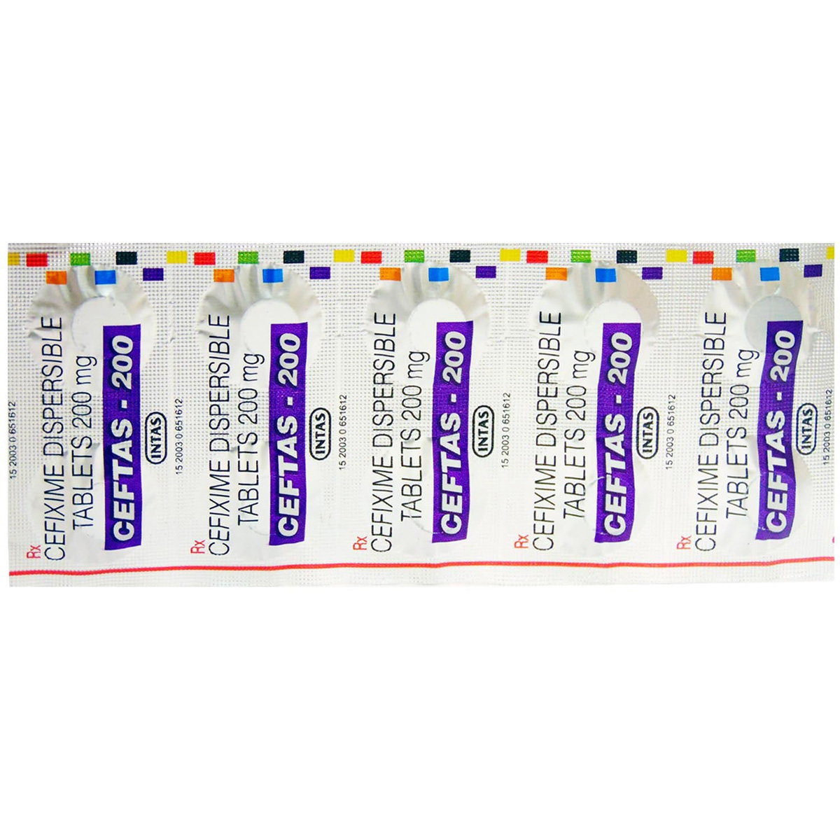 Ceftas-200 Tablet 10's, Pack of 10 TABLETS Ceftas-200 Tablet 10's, Pack of 10 TABLETS