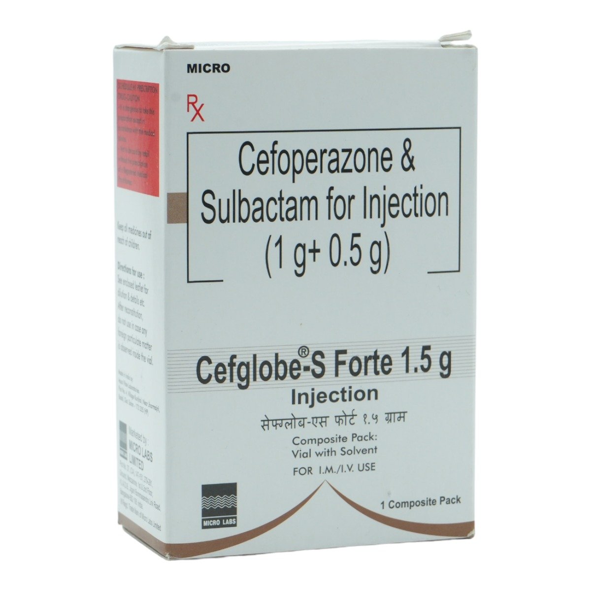CEFGLOBE S FORTE INJECTION 1.5GM, Pack of 1 INJECTION CEFGLOBE S FORTE INJECTION 1.5GM, Pack of 1 INJECTION