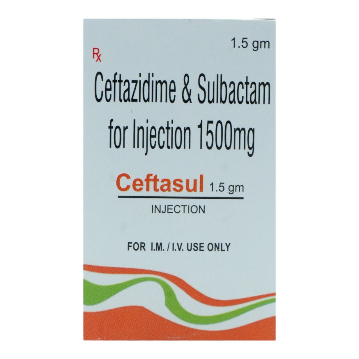 Ceftasul 1.5 gm Injection 1's, Pack of 1 Ceftasul 1.5 gm Injection 1's, Pack of 1