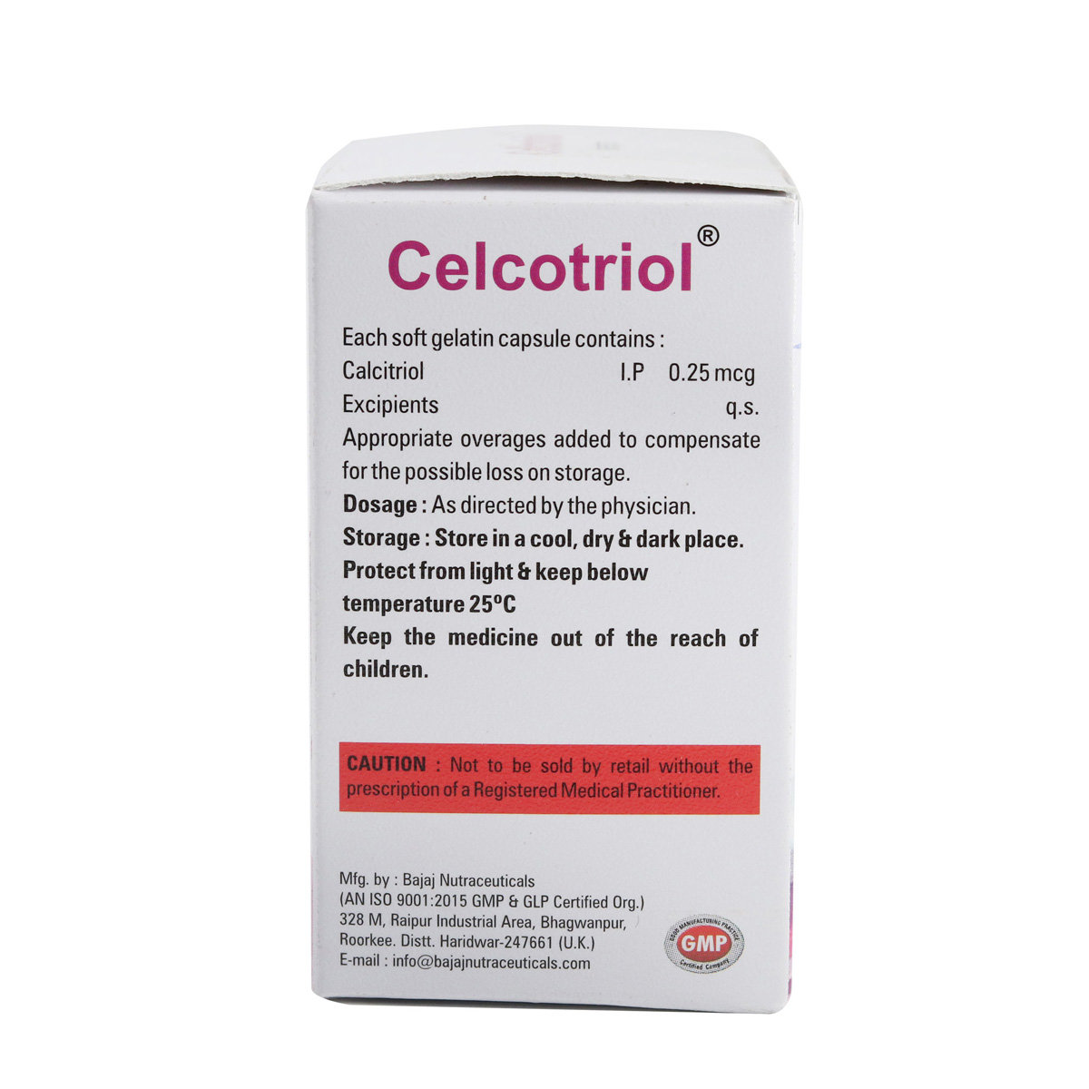 Celcotriol Capsule 10's, Pack of 10 CAPSULES Celcotriol Capsule 10's, Pack of 10 CAPSULES