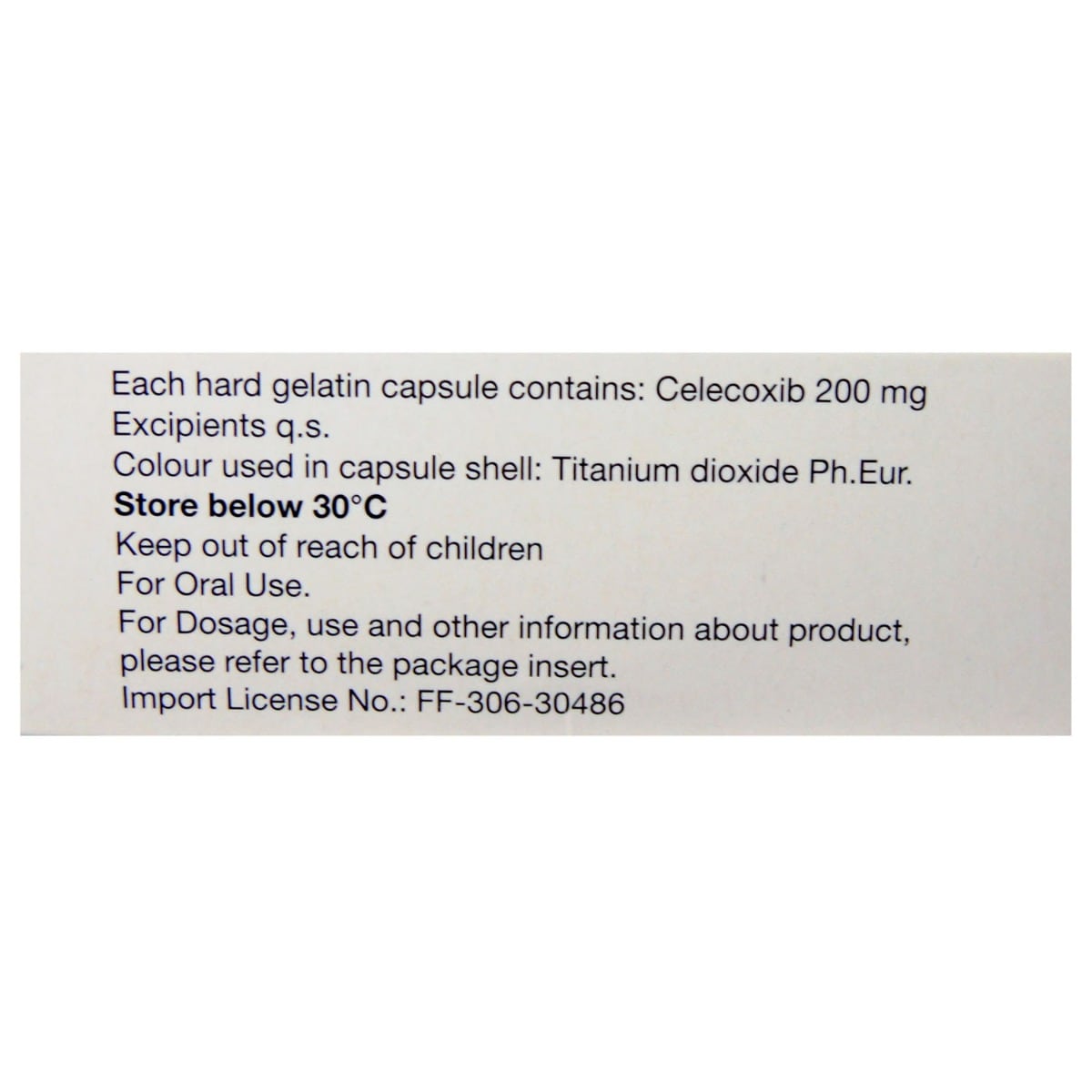 Celebrex 200 mg Capsule 10's, Pack of 10 TABLETS Celebrex 200 mg Capsule 10's, Pack of 10 TABLETS