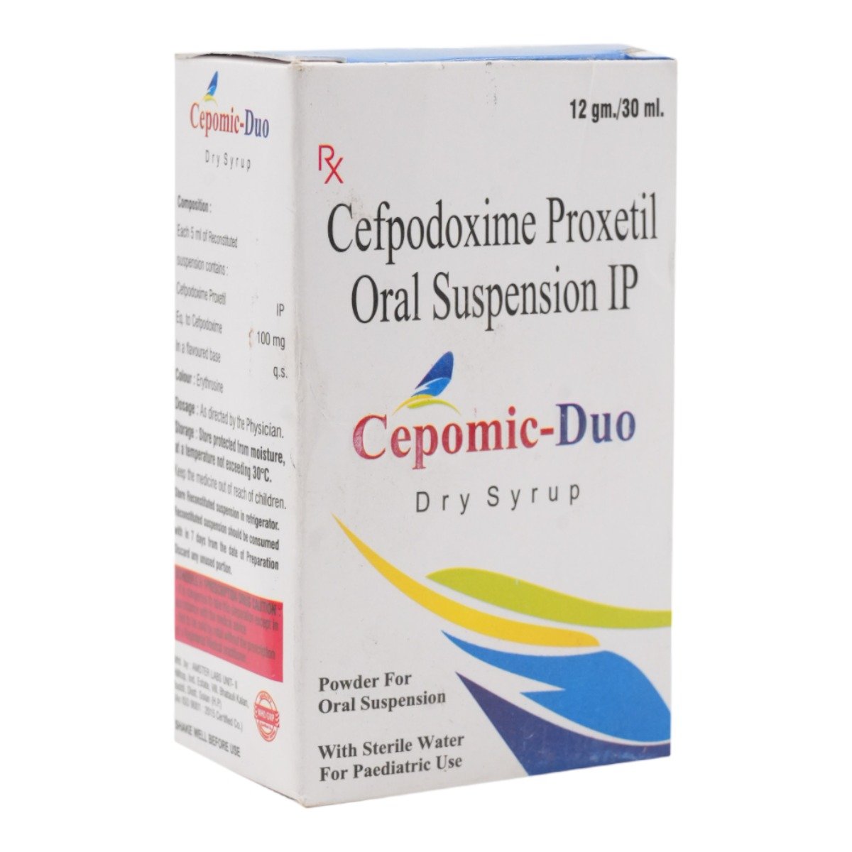 Cepomic Duo 100 mg Suspension 30 ml, Pack of 1 Liquid Cepomic Duo 100 mg Suspension 30 ml, Pack of 1 Liquid