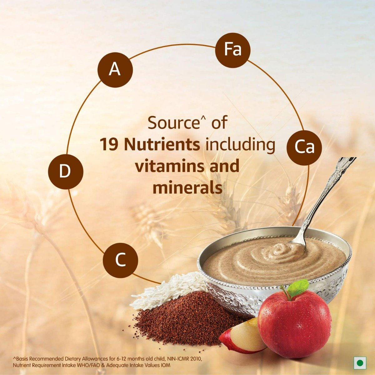 Nestle Cerelac Baby Cereal with Milk Ragi Apple Powder, 300 gm Refill Pack, Pack of 1 Nestle Cerelac Baby Cereal with Milk Ragi Apple Powder, 300 gm Refill Pack, Pack of 1