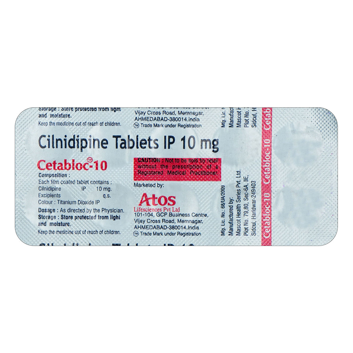 Cetabloc-10 Tablet 10's, Pack of 10 TabletS Cetabloc-10 Tablet 10's, Pack of 10 TabletS